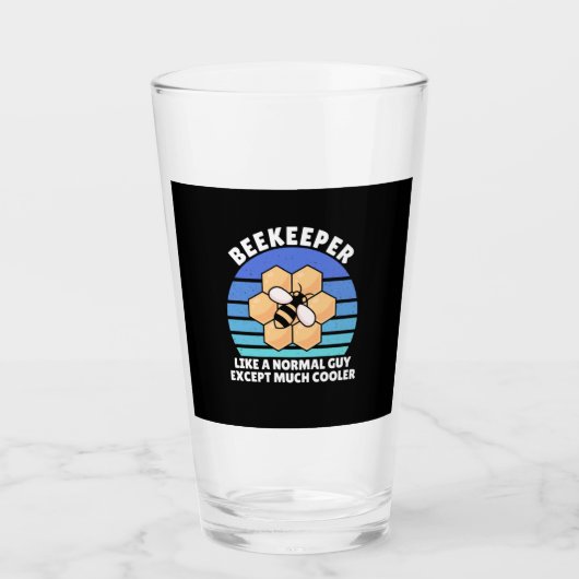 Retro van bijentelers glas (Voorkant)