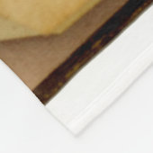  retro van de boekstructuur fleece deken (Hoek)