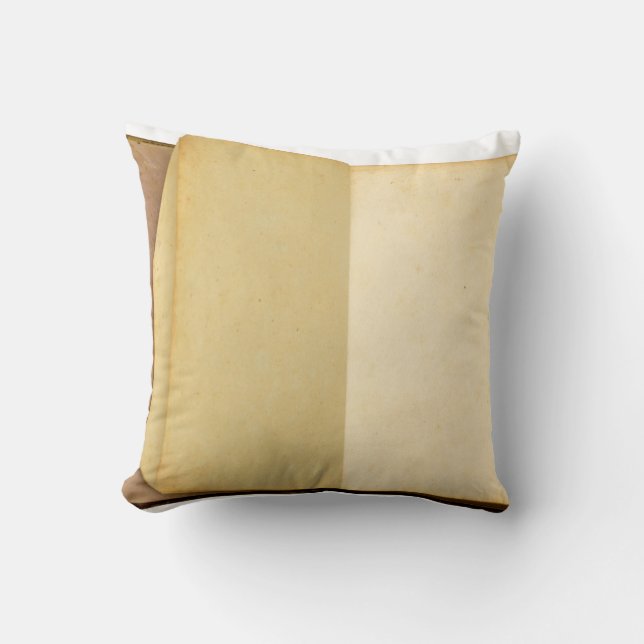  retro van de boekstructuur kussen (Voorkant)