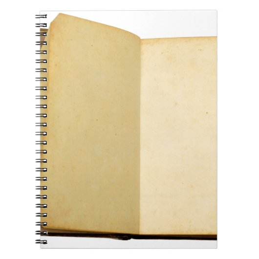  retro van de boekstructuur notitieboek (Voorkant)