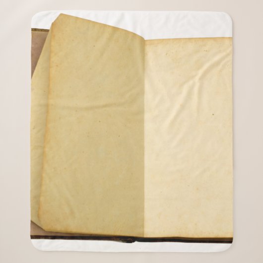  retro van de boekstructuur sherpa deken (Voorkant)