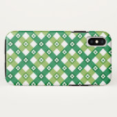 Retro van de Zomer Green Checks Plaid Phone Hoesje (Achterkant (horizontaal))