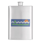 Retro van het Nationaal Park Northumberland Flacon (Voorkant)