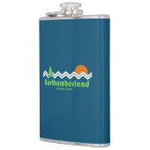 Retro van het Nationaal Park Northumberland Heupfles (Links)