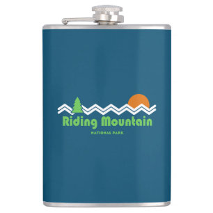 Retro van het Nationaal Park van de berggebieden Heupfles