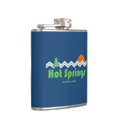 Retro van het nationale park Hot Springs Heupfles (Rechts)