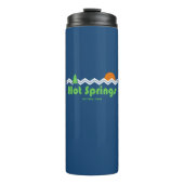 Retro van het nationale park Hot Springs Thermosbeker (Voorkant)