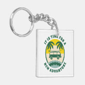 Retro Van Leven Sleutelhanger (Voorkant Links)