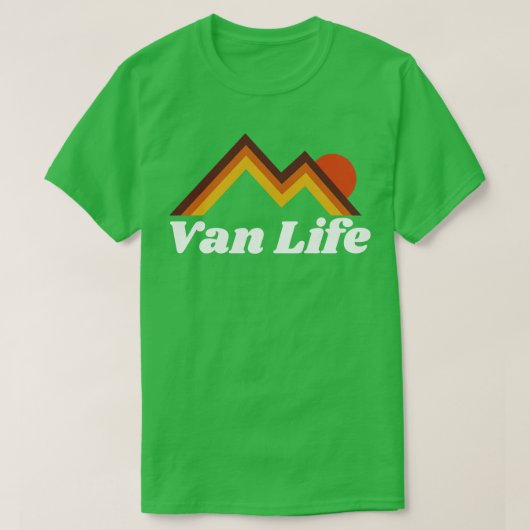 Retro Van Life T-shirt (Design voorkant)