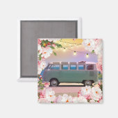 Retro Van Magneet (Voorkant / Achterkant)