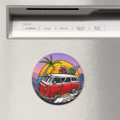 Retro Van Magnet (Insitu (Vaatwasser))