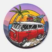 Retro Van Magnet (Voorkant)
