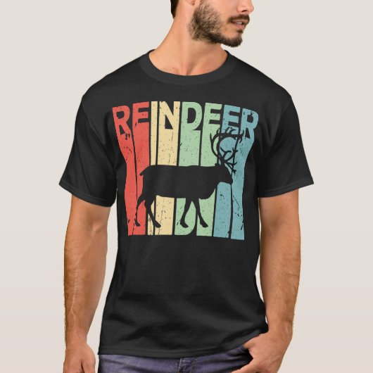  retro van rendieren t-shirt (Voorkant)