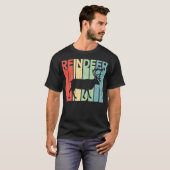  retro van rendieren t-shirt (Voorkant volledig)
