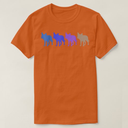 retro van Silhouette 80s stijl T-shirt (Design voorkant)