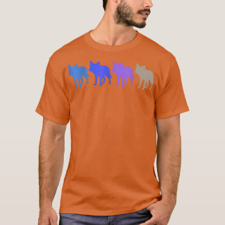  retro van Silhouette 80s stijl T-shirt