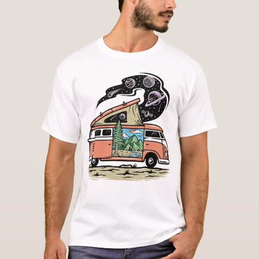 Retro Van T-Shirt (Voorkant)