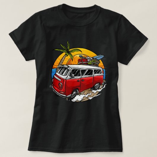 Retro Van T-shirt (Design voorkant)
