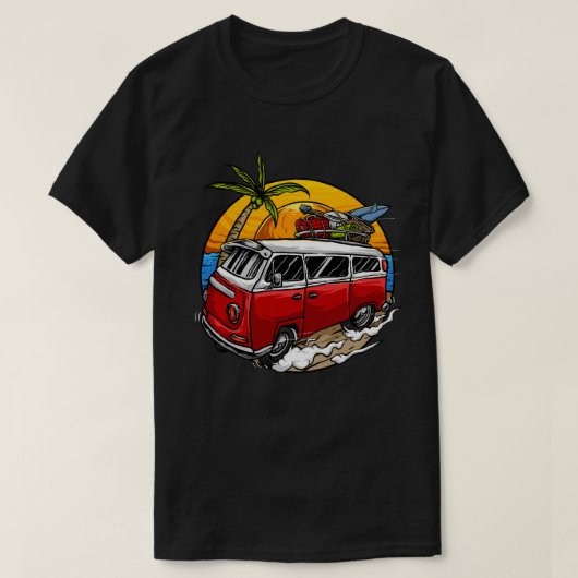 Retro Van T-shirt (Design voorkant)