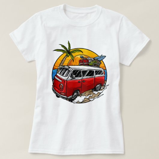 Retro Van T-Shirt (Design voorkant)