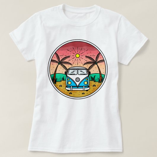 Retro Van T-Shirt (Design voorkant)