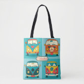 Retro Van Tote Bag (Voorkant)