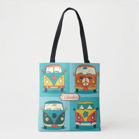 Retro Van Tote Bag (Voorkant)