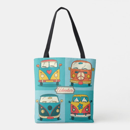 Retro Van Tote Bag (Achterkant)