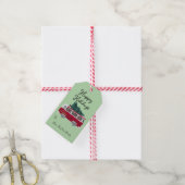 Retro Van Vintage Holiday Cadeaulabel (Met Touw)