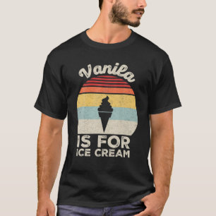  Retro Vanilla is bestemd voor ijskap T-shirt