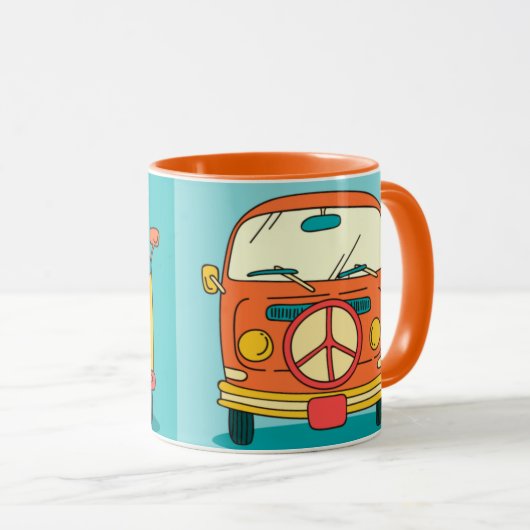 Retro Vans Mok (Voorkant rechts)