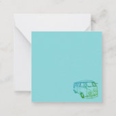 Retro Vans Notitiekaartje (Achterkant)