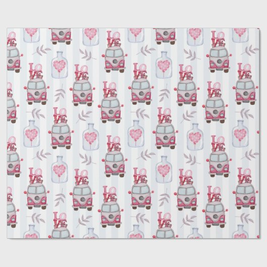 Retro Vans ompakken papier (Vlak)