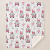 Retro Vans Sherpa Blanket Deken (Voorkant)