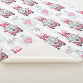 Retro Vans Sherpa Blanket Sherpa Deken (3/4)