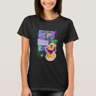 Retro Vaporwave Error Code Computer IT Nerd Geek G T-shirt