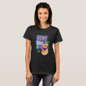 Retro Vaporwave Error Code Computer IT Nerd Geek G T-shirt (Voorkant volledig)