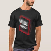 Retro Vaporwave Hannibal Missouri T-shirt (Voorkant)