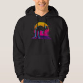 Retro Vaporwave Kangaroo Hoodie (Voorkant)