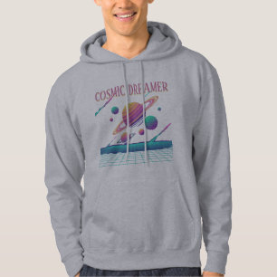 Retro Vaporwave Planeten Synthwave Hoodie