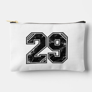 Retro Varsity Nummer 29 Sport Grafisch – Latte Mok Etui