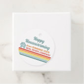 Retro Vastgoedbedrijf House Marketing Bedankjes Labels (In situ)