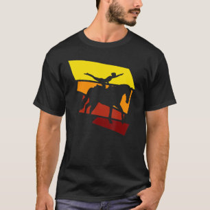 Retro-vaulting op het paard t-shirt