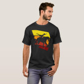 Retro-vaulting op het paard t-shirt (Voorkant volledig)