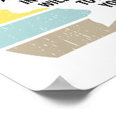 Retro vecht voor de dingen waar je om geeft poster (Hoek)