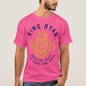 Retro  vechter King Ryan Garcia schok de W T-shirt (Voorkant)