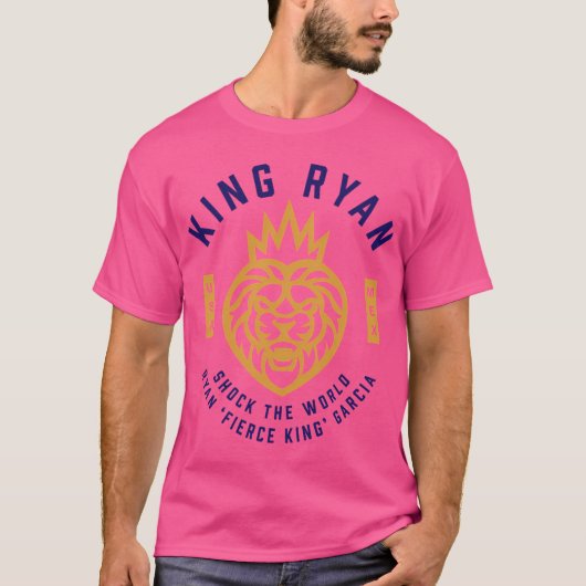 Retro  vechter King Ryan Garcia schok de W T-shirt (Voorkant)