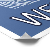 Retro vector Art New Orleans jazz trompetspeler Poster (Hoek)