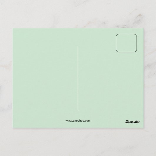 Retro vector art nouveau Babel Jan Toorop stijl Briefkaart (Achterkant)