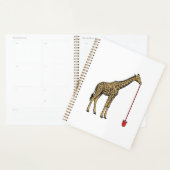 Retro Vectorontwerp van Giraffe Drankriet_1 Planner (Display)